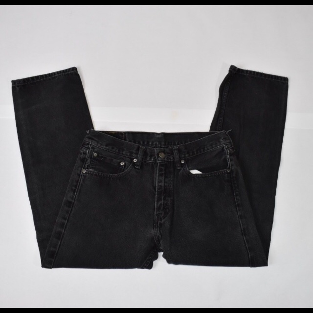 Levi Strauss 505 Men’s straight fit black jeans